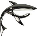 Miniatyrbild 1 av 5: Gitarrkapo i zinklegering, Shark Capo för akustisk och elektrisk gitarr