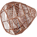 Miniatyrbillede 2 af 5: Lille Lampeskærm Simuleret Rattan Flettet Lampeskærm Loftlampe Lampeskærm
