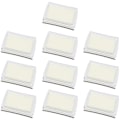 Miniatyrbilde 2 av 2: 10 stk. Vaskbare fingeravtrykksblekkputer for kontorbruk, blanke DIY-blekkputer, blanke svampstempelputer