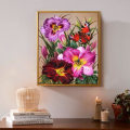 Miniatyrbild 1 av 4: Diamantmålning Kit Diamantmålning Blommor Diamantmålning