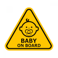 Pikkukuva 1 / 2: #Baby On Board - Tarrat Moniväriset Auton Tarrat#