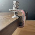 Miniatyrbilde 4 av 5: 4 stk. 304 Rustfrie U-formede C-formede Klemmer Skrustikke Med Bred Kjeveåpning