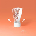 Miniatyrbillede 3 af 5: Usb Ventilator Kreativt Design Grapefrugt Lille Ventilator Mini Håndholdt Skrivebordsventilator