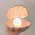 Miniatyrbillede 3 af 5: Perle Romantisk Atmosfære Kreativ Natlampe Soveværelse Sovende Natlampe