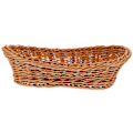 Miniatyrbillede 1 af 2: Brødkurv Frugtkurv Køkken Mad Serveringsholder Imitation Rattan Kurv