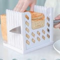 Miniatyrbild 1 av 5: Brödskärare, Brödskivare Justerbar Toastskärare Guide 4 Storlekar Brödskivor Bredd med Smulbricka för Hemmet