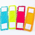 Miniatyrbilde 5 av 5: 4 stk Mikrofiber Mopp Fyllpakning Erstatningshoder Støv Gulvklut Rengjøring Vaskbare Puter Mopphode (Assorterte Farger), 12*40cm