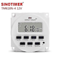 Miniatyrbilde 2 av 4: 15.98 Tommers LCD Digital Timer 12V DC Programmerbar Tidsbryter TM618N-4