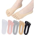Miniatyrbild 2 av 4: 5 Par Separata Tå Fem-Fingersockor Andningsbara Damtå