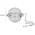 Miniatyrbillede 1 af 5: Rustfrit Stål Te-Infuser, Te-Sigte, 4,5 cm Te-Kugle, Te-F