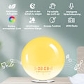 Miniatyrbillede 7 af 7: #Natlampe stemningslys vækkeur - søvnstøtte, Bluetooth, radio,#