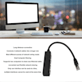 Miniatyrbillede 3 af 3: Ethernet Splitter Professionel 1 til 4 Porte Høj Hastighed 100Mbps 1000Mbps RJ45 Netværks Splitter til Computer