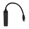 Miniatyrbillede 1 af 3: Ethernet Splitter Professionel 1 til 4 Porte Høj Hastighed 100Mbps 1000Mbps RJ45 Netværks Splitter til Computer