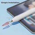 Miniatyrbilde 3 av 5: Pencil Tip Sklisikker Støyfri Fin Spiss Presis Kontroll Jevn Skriving Erstatning Klar Slitesterk Nettbrett Stylus Nib for Pencil 1/2 Gen