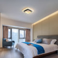 Miniatyrbilde 4 av 5: Kvadratisk LED-taklampe, Moderne 20W 2300LM Taklampe for Stue