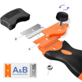 Miniatyrbilde 2 av 5: 2 stk. Keramisk Glasskrape med 20 Utbyttbare Blader, Ceram