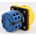 Miniatyrbillede 2 af 5: 4X 20A OFF-ON 4 Pole Afbryder Isolator Kontakter LW26GS CA10 48X48mm Hængelås Rotary Cam Switch