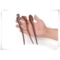 Miniatyrbillede 6 af 6: #Kvinders Naturligt Træ Antik Ornamental Udsmykket Hårstik Hårclips#