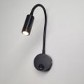 Miniatyrbillede 2 af 5: Vægmonterede Læselamper med Dæmpbar Berøringskontakt, LED Sengelamper med USB-Port