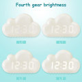 Miniatyrbillede 3 af 5: Hvid Cloud Alarmur børnelys LED Bord Stemmestyring D