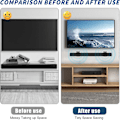 Miniatyrbild 2 av 4: Soundbar Väggfäste med Halkfri & Vibrationsdämpande Matta, Universellt Väggfäste för Högtalare, Maximal Belastning 15 kg (Svart)