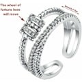 Miniatyrbillede 1 af 4: /#/Til min datter - fidget ring anti-angst ring med perler spinner F/#/