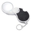 Miniatyrbillede 2 af 5: Foldbar Lommeforstørrelsesglas med LED-lys til Læsning, 5X L