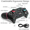Miniatyrbillede 5 af 5: Trådløs gamepad switch med skærmbilleder seks-akset vibration