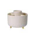 Miniatyrbillede 1 af 5: #Svingbart Penselholder - Hvid, Makeup Pensel Opbevaring, 360 Grader Sving#