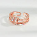 Miniatyrbillede 4 af 4: Til Min Datter - Fidget Ring Anti-Angst Ring Med Perler Spinner F