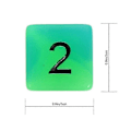 Miniatyrbilde 2 av 3: 7 stk. Polyeder Terninger