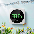 Miniatyrbilde 4 av 5: Akvarium Termometer Digitalt, fisketank Termometer Nøyaktig LED-display til 0.9f Tank Termometer Akvarium Temperaturmåling Egnet For Fisk, A