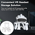 Miniatyrbilde 3 av 5: VR Display Stand Stabil Støtte Avtakbar Enkel Installasjon Plassbesparende VR Headset Holder for PICO3/4