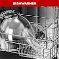 Pikkukuva 4 / 5: Kaatosuoja Kitchenaid 4.5-5 Quart -kulhoille, Kirkas turvasuoja Kitchenaid Aid -kippipäisille yleiskoneille