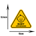 Pikkukuva 2 / 2: #Baby On Board - Tarrat Moniväriset Auton Tarrat#