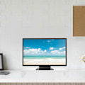 Miniatyrbillede 2 af 3: Multifunktionelt Skrivebordsmonitorstativ Computerskærm Riser Tykkere Pladehylde Laptopstativ Skrivebord Notebook TV-hylde (Hvid)