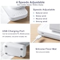 Pikkukuva 3 / 5: (Valkoinen) USB-pöytätuuletin 5,4 tuumaa 4 nopeutta Hiljainen toiminta 9
