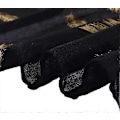 Miniatyrbillede 4 af 4: Dame Fjer Tørklæde Rosaguld Glitter Fjer Print Tørklæder Bryllupsfest Mode Sjal