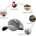 Miniatyrbillede 3 af 5: Vintage Baseball Cap Mænd Spark Bogstaver Cap Snapback Hip Hop Flat