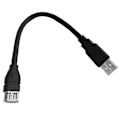 Miniatyrbilde 3 av 5: USB-adapterkabel Firewire IEEE 1394 6-pin hunn til USB 2.0 hann adapterkabel Plug and Play for digitalkamera