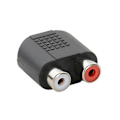Pikkukuva 4 / 5: Uusi 3,5 mm:n naaras–2RCA naaras punainen ja valkoinen kaksikanavainen audioadapteri