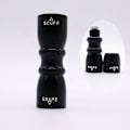 Pikkukuva 2 / 4: 3-in-1 Pool Cue Tip Shaper/Scuffer/Aerator Pool Cue Tip Tool Ruostumattomasta teräksestä valmistettu Pool Cue Stick -korjaustyökalu Biljardi Pool Cue -tarvikkeet (musta)