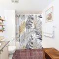 Miniatyrbillede 3 af 4: #3D-trykt vandtæt polyester bruseforhæng, 180*180cm#