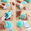 Miniatyrbillede 4 af 5: Pompom Maker - 4 Forskellige Størrelser - Pompom Fremstillingsværktøj - Strikning