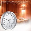 Miniatyrbillede 1 af 5: Termometer og Hygrometer 2 i 1, Metal Dial Termometer, Analog