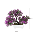 Miniatyrbilde 3 av 6: #Lilla, 2 stykker kunstig plante, bonsai kunstig plante, kunstig#