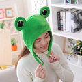 Miniatyrbilde 3 av 5: Plush Frog Hatt med Frog Ører Kostyme Halloween Dyrehatter C