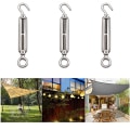 Miniatyrbilde 2 av 3: #Pcs Wire Turnbuckle Turnbuckle M4 Rustfritt Stål Justerbar Turnbuckle Haken og Øye Sett Heavy Duty#