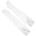 Miniatyrbilde 2 av 2: 1 Par Elegante Bryllupshansker Mesh Hansker Brude Bryllupsdekor Hansker for Brud
