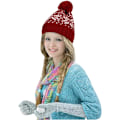 Miniatyrbillede 2 af 4: #Huer til kvinder, varm uldhue, rød#